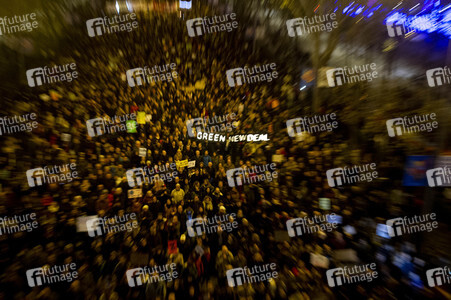Klimademo am Rande der UN-Klimakonferenz in Madrid