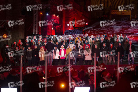 TV-Show 'Weihnachten bei uns' in Erfurt