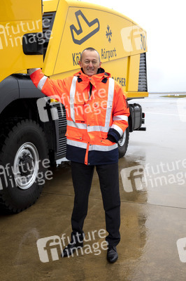 Präsentation des Winter-Fuhrparks des Flughafens Köln Bonn