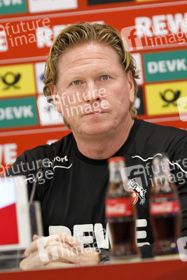 Pressekonferenz des 1. FC Köln in Köln