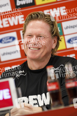 Pressekonferenz des 1. FC Köln in Köln