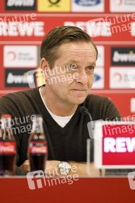 Pressekonferenz des 1. FC Köln in Köln