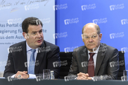 Spitzengespräch der Bundesregierung zur Fachkräftezuwanderung in Berlin