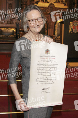 Verleihung der Ehrenbürgerschaft an Kirsten Boie in Hamburg