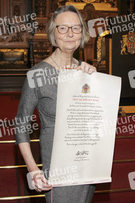 Verleihung der Ehrenbürgerschaft an Kirsten Boie in Hamburg