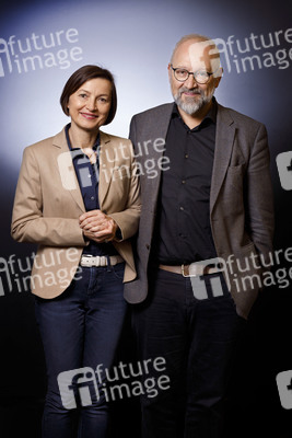 Photoshooting mit Herfried Münkler und Marina Münkler