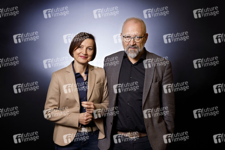 Photoshooting mit Herfried Münkler und Marina Münkler