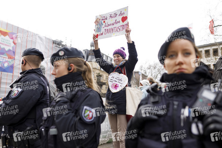 Demonstration gegen den WDR