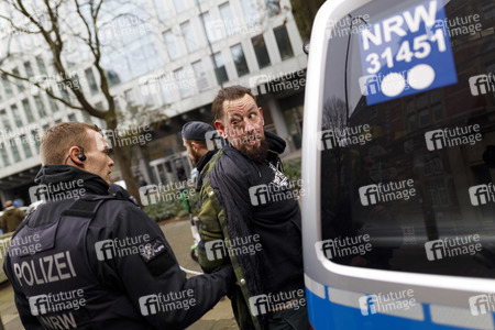 Demonstration gegen den WDR
