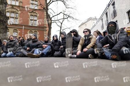 Demonstration gegen den WDR