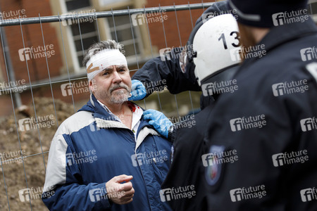 Demonstration gegen den WDR