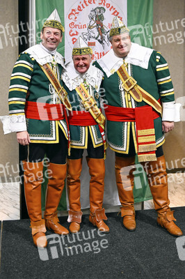 Einzug des Kölner Dreigestirns in die Hofburg in Köln