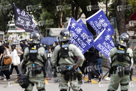 Protest gegen Parallelhandel in Hongkong