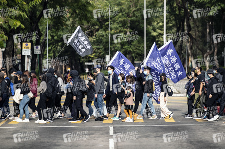Protest gegen Parallelhandel in Hongkong