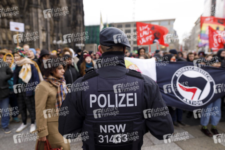 Demonstration gegen den WDR