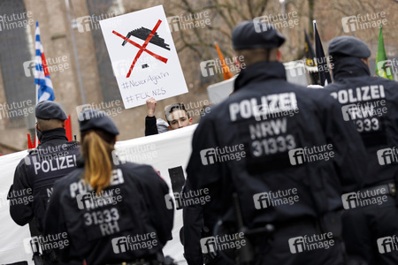 Demonstration gegen den WDR