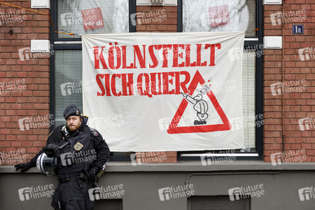 Demonstration gegen den WDR