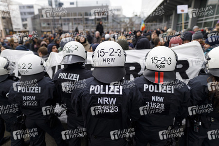 Demonstration gegen den WDR
