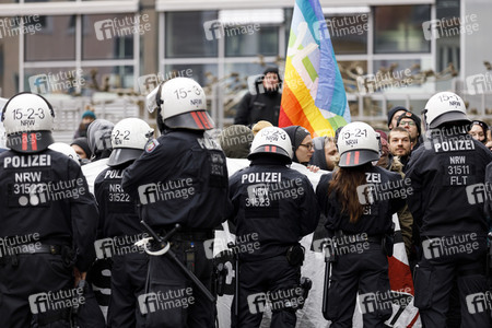 Demonstration gegen den WDR