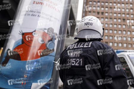 Demonstration gegen den WDR