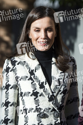 Königin Letizia besucht eine Sitzung der FEDER in Madrid