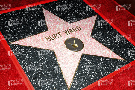 Burt Ward erhält einen Stern auf dem Hollywood Walk of Fame in Los Angeles