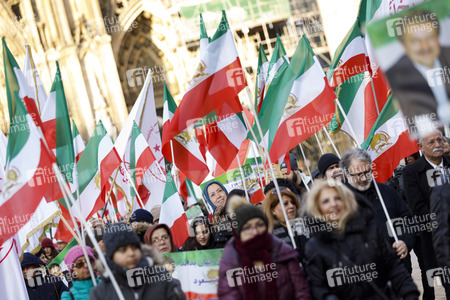 Iran-Demo in Köln