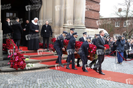 Trauerfeier für Jan Fedder in Hamburg