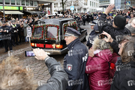 Trauerfeier für Jan Fedder in Hamburg