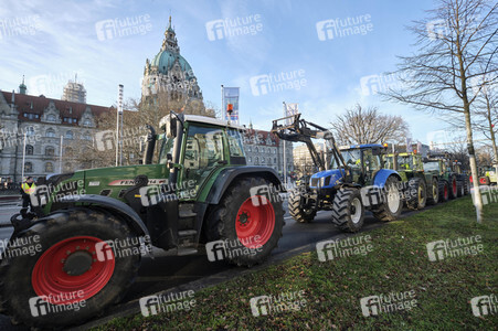 Trecker-Demo 'Land schafft Verbindung' in Hannover