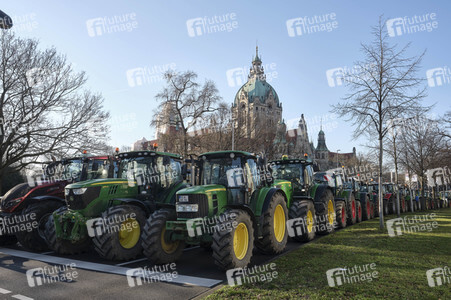 Trecker-Demo 'Land schafft Verbindung' in Hannover