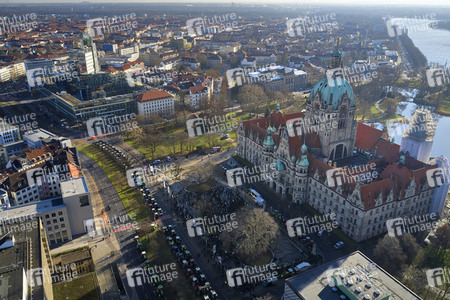 Trecker-Demo 'Land schafft Verbindung' in Hannover