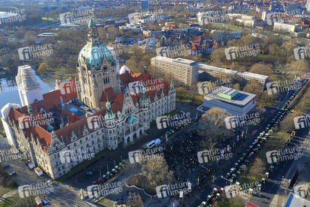 Trecker-Demo 'Land schafft Verbindung' in Hannover