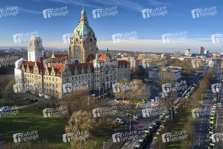 Trecker-Demo 'Land schafft Verbindung' in Hannover