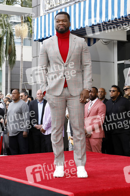 Curtis '50 Cent' Jackson erhält einen Stern auf dem Hollywood Walk of Fame in Los Angeles