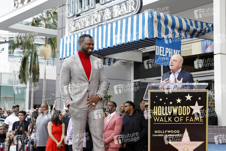 Curtis '50 Cent' Jackson erhält einen Stern auf dem Hollywood Walk of Fame in Los Angeles