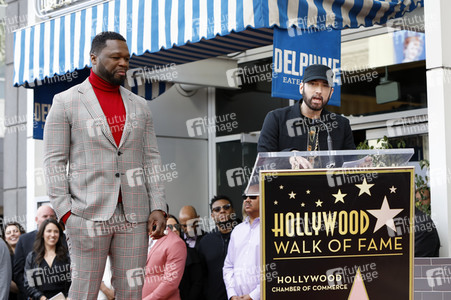 Curtis '50 Cent' Jackson erhält einen Stern auf dem Hollywood Walk of Fame in Los Angeles