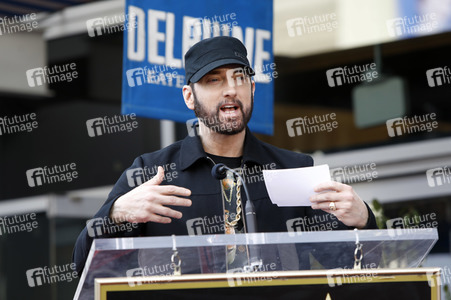 Curtis '50 Cent' Jackson erhält einen Stern auf dem Hollywood Walk of Fame in Los Angeles