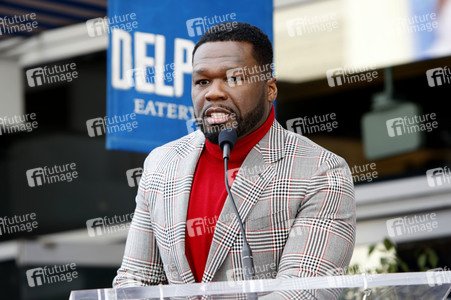 Curtis '50 Cent' Jackson erhält einen Stern auf dem Hollywood Walk of Fame in Los Angeles