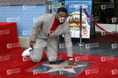 Curtis '50 Cent' Jackson erhält einen Stern auf dem Hollywood Walk of Fame in Los Angeles