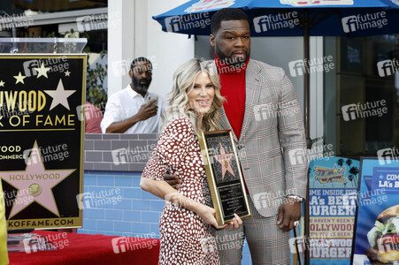 Curtis '50 Cent' Jackson erhält einen Stern auf dem Hollywood Walk of Fame in Los Angeles