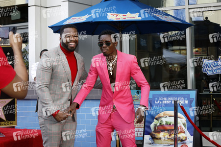 Curtis '50 Cent' Jackson erhält einen Stern auf dem Hollywood Walk of Fame in Los Angeles