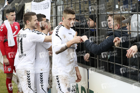 Fußballspiel SV Babelsberg 03 gegen BSG Chemie Leipzig in Potsdam