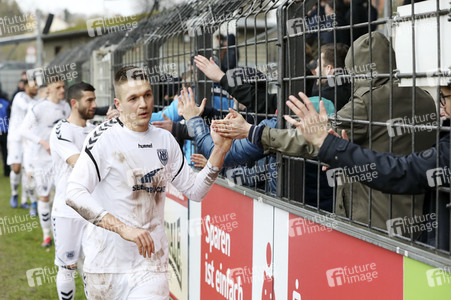 Fußballspiel SV Babelsberg 03 gegen BSG Chemie Leipzig in Potsdam