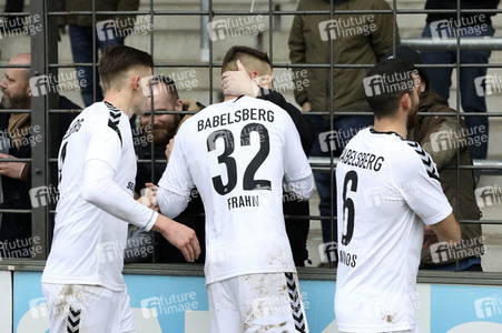 Fußballspiel SV Babelsberg 03 gegen BSG Chemie Leipzig in Potsdam