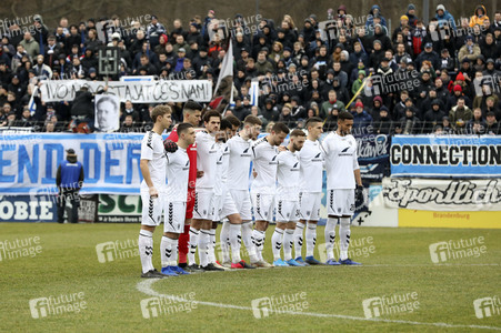 Fußballspiel SV Babelsberg 03 gegen BSG Chemie Leipzig in Potsdam