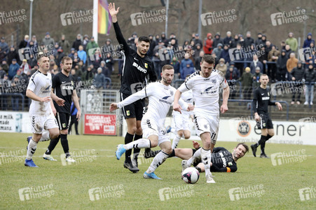 Fußballspiel SV Babelsberg 03 gegen BSG Chemie Leipzig in Potsdam