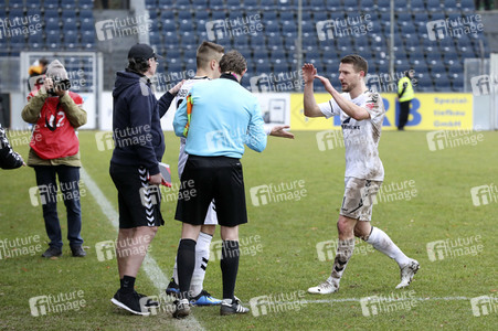 Fußballspiel SV Babelsberg 03 gegen BSG Chemie Leipzig in Potsdam