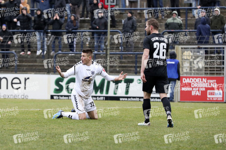 Fußballspiel SV Babelsberg 03 gegen BSG Chemie Leipzig in Potsdam