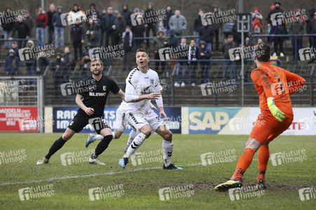 Fußballspiel SV Babelsberg 03 gegen BSG Chemie Leipzig in Potsdam